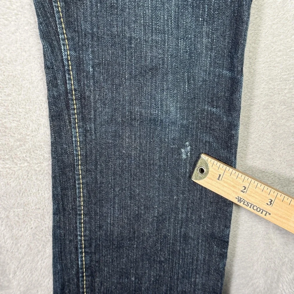 Syoaiya Jeans Mens 29 (28x29) Blue Selvedge Slim Straight Dark Wash Made Japan